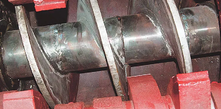 Maschinen zur Ziegelherstellung Mittelklasse-Doppelstufen-Vakuum-Extruder für Tonziegel und Fliesen 5