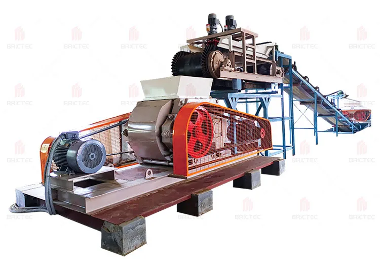 Primärwalzenmühle für Ton, Schiefer, Stein und Kohle zur Rohmaterialaufbereitung in der Ziegelfabrik 3