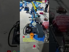 Erdgasbrenner der Heizmaschine in der Ziegelfabrik