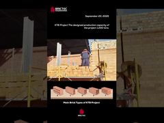 Innerhalb des KTB-Projekts von Brictec   1200 Tonnen/Tag Ziegelfabrik im Bau